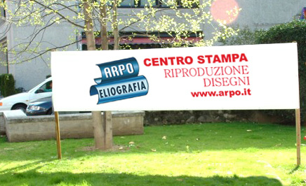 Arpo Eliografia Bologna - Promozione Banner per esterni