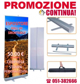 ROLL-UP a 50&euro; stampa compresa